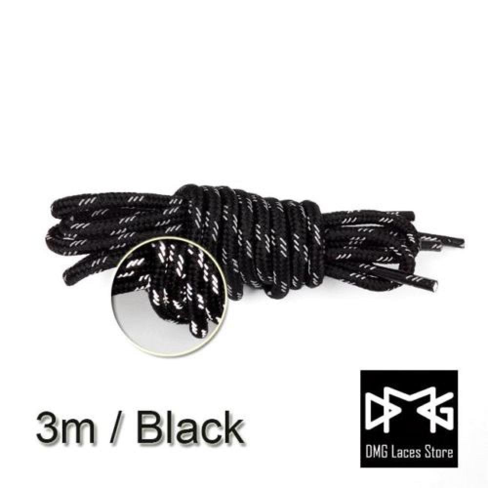 Rope Laces ( 3m / Black )